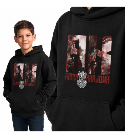 Bluza z kapturem dziecięca Patriotyczna  ARMIA KRAJOWA AK